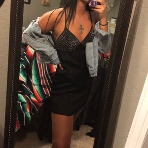 Free People slip dress.